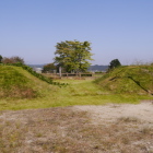 二ノ丸側の土塁に違和感