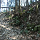 堀跡に残る石垣