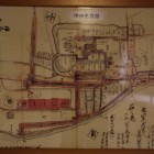 屋敷資料展示の名張城下図
