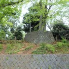案内板によると土塁の位置