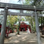 六所神社鳥居前