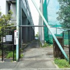 隣接のゴルフ部練習場