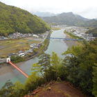 模擬天守からの眺望（長良川）