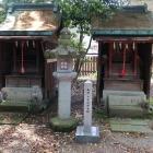 八幡神社の大谷吉継奉納と伝わる石灯籠