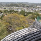 大多喜城天守より城下町を望む