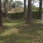 米蔵、奥に土塁