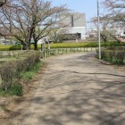 椎木門跡、写真奥柘が角馬出