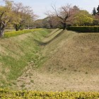 椎木曲輪の角馬出、空堀