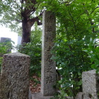 天王公園の西側の土居跡石碑