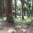 主郭の標柱