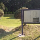 岱崎出丸先端部のすり鉢曲輪