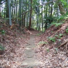 登城路の堀底道