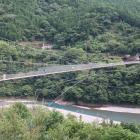 谷瀬のつり橋