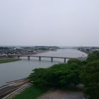 中津川河口部を眺望