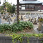 墓地が堀跡