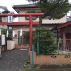 城跡の稲荷神社鳥居