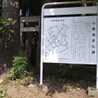 稲荷神社前の説明板