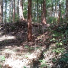 笠間百坊の土塁
