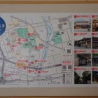 松阪駅周辺のタウンマップ。
