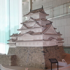 博物館ロビーの姫路城立体模型