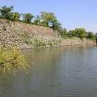 内濠、桜橋から好古園角まで
