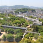 天空の白鷺からの眺め西の丸