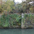 内の中濠、姫山側の出隅石垣