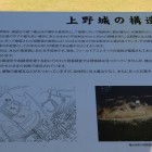 伊勢上野城の解説板