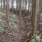 堀と土塁