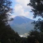 展望台への途中で撮影した伊吹山