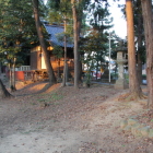 城址公園東側に在る遺構の残る冨士浅間神社