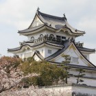 南西角から天守閣を拡大