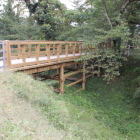 ２郭本郭間の木橋