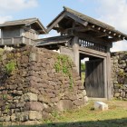 本丸枡形虎口城門と石垣
