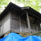 天守台礎石上？に鎮座してる神社