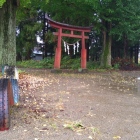 神社の境内が曲輪の跡