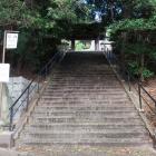 勝福寺への石段