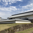 河北門枡形土塀外から
