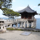 琵琶湖の名勝地、浮御堂