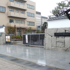 城風の校門、高槻第一中学校