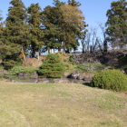 史跡庭園を望む