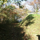 西側からの登城路