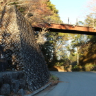 一の郭と山の神郭間の堀切