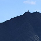 鷺山城から見た岐阜城