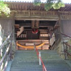吉備津神社拝殿への登り階段