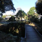 木橋、南東出曲輪間、同堀