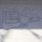本丸に在る、案内板の縄張図