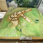 嵐山町役場の杉山城跡模型
