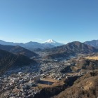 西の曲輪から富士山