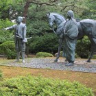 利家と松子、名馬の像